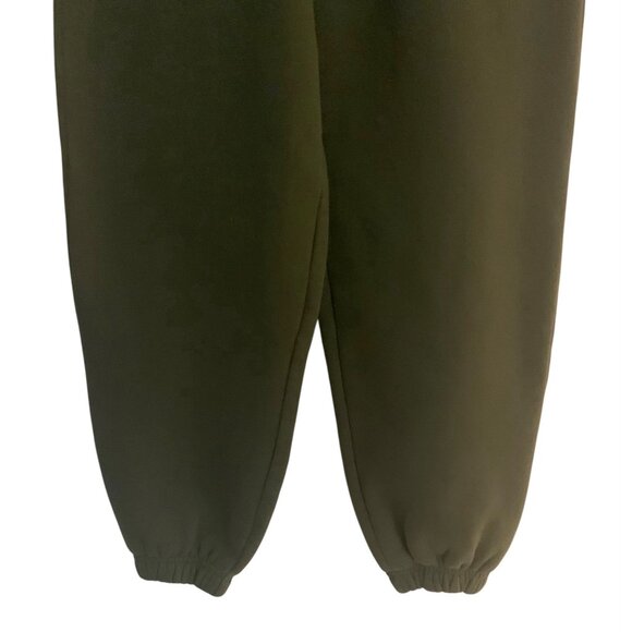 COMFRT Solid Olive Green Kid's Full Length Jogger Sweatpants Size Medium (9-10) - Picture 7 of 9